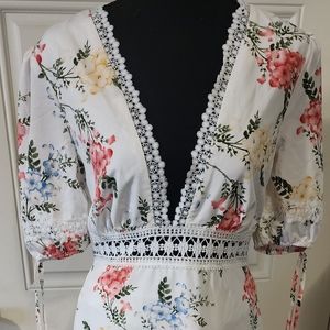 Floral dress NWT size M